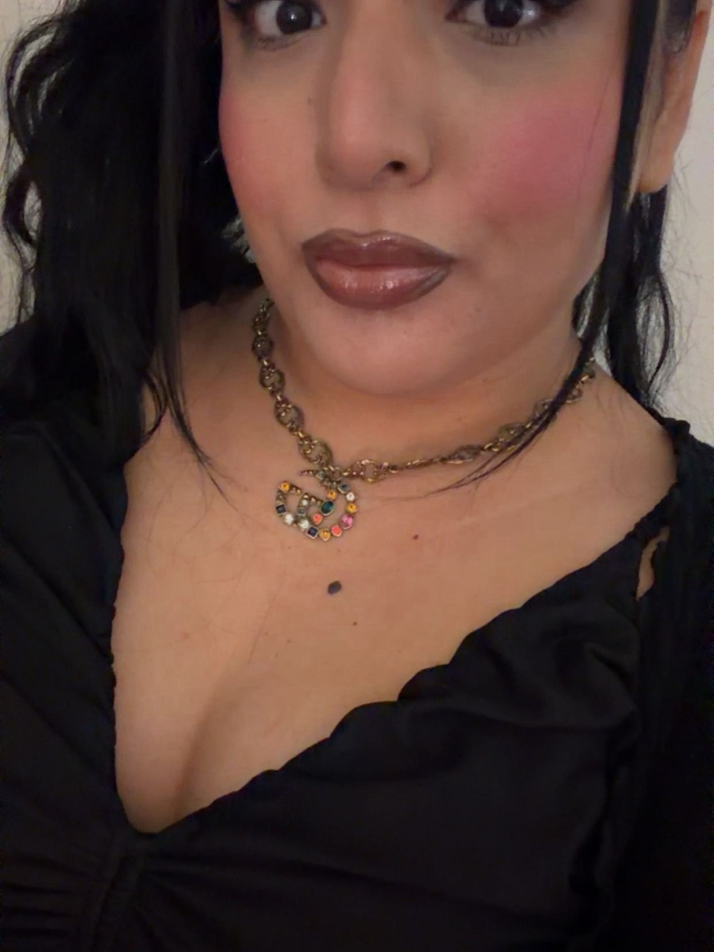Gucci GG Necklace with colorful crystals - Picture 6 of 13